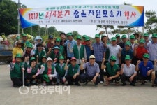 예산 봉산면 재활용 자원 20톤 수거
