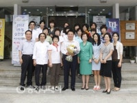 예비 여성바리스타 격려