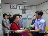 대천1동 폭염방지 노인회관 점검