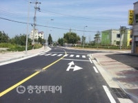 아산시 배방지역 3개 노선 도로정비