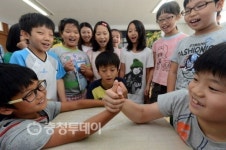 방학동안 누가 더 세졌나