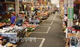 충북지역 전통시장 겉만 번지르 … 화재안전사고 무방비