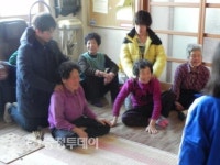 아산 신창초 경로당 봉사활동