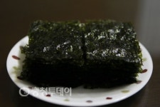 서천 전통 김, 바위에서 자란 전통 자연김 바삭바삭