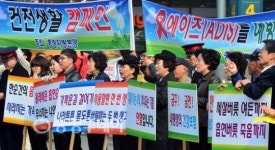 대전역 광장서 금주·금연 캠페인