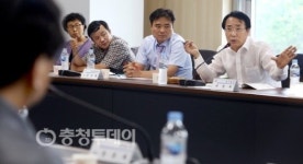대전 동구 중소기업인과 中企 활성화 간담회