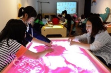 모래랑 빛이랑 체험전 관객 2천명 돌파