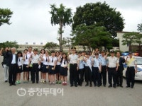 논산경찰서, 연무여중서 학교폭력 예방 캠페인