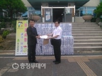 금산 희망제지, 복지시설 34곳 화장지 전달