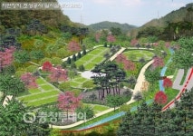 제천시 송학면 포전리 잔디형 자연장지 조성