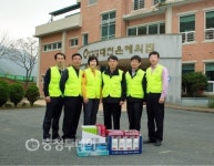 대전경찰, 서구 장안동 은혜의 집 생필품 전달