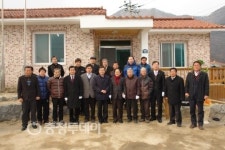 괴산군 1억 3000만원 들여 강평마을회관 준공