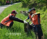 한국타이어 동그라미봉사단, 계족산 환경정화 실시