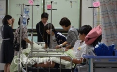 세종 새롬중 화재, 학생 28명 연기흡입