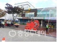 정안(상)·탄천 휴게소 재난대응 소방훈련