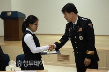 청주 상당署·청소년육성회, 모범학생에 장학금 전달