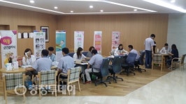 아산시보건소, 니프코 코리아 아산공장 건강홍보관 운영