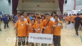 아산시장애인복지관, 충남 지적·정신장애인 탁구대회 선전