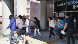 아산온양3동-소방서 합동 소방훈련 실시