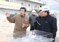 김동일 보령시장 해빙기 안전위해 사업장 시찰