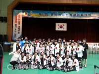 영동군 에어로빅스 체조 대표팀 ‘최우수’