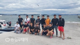 호서대 해병봉사단 서해안 고대도서 환경정비활동