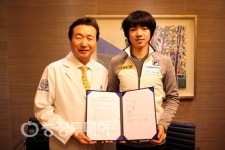 자생한방병원, 차세대 피겨스타 차준환 메달 도전 돕는다