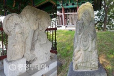 청주 석조여래삼존상 보물 된다