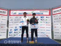 군산 새만금 국제마라톤대회 영동군청 김효수 남자부 우승