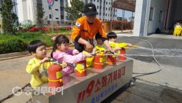 예산소방서, 창조국악어린이집 대상 소방안전 체험교실