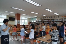 아침 여는 ‘소금소리’…영동 초강초 매주 연주시간