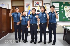 충주경찰서, 제291기 신임순경 4명에 대한 따뜻한 환영식 개최