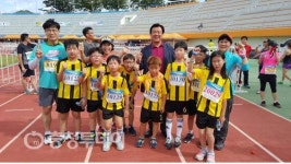 공주 상서초의 ‘5㎞’…학생·학부모·교직원 마라톤 참가