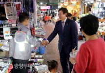 김경훈 대전시의장 추석 맞아 태평시장 민생탐방