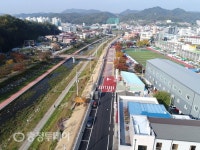 영동천변 도로 새단장… 질 높은 도시기반 구축
