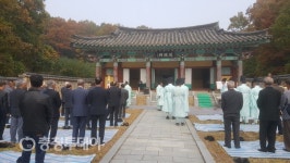 음성군 유림회 ‘도통사 추향제’ 거행