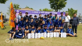 충주 예성여중 춘계한국여자축구연맹전 우승