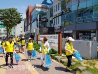 공주시 신관동 거리 대청소