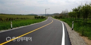예산군 고덕면 상몽리 미개설 구간 880m 공사 완료