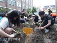 대전문정초등학교, 텃밭서 인성 키우고…책 보며 감성 가꾸고