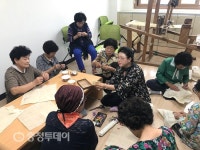 아름다운 노년…보은 노인회관 취미교실 인기