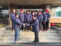 옥천 샛별안전무역 작업복 50벌 전달