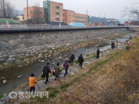 금산읍사무소, 새봄맞이 금산천 대청결운동