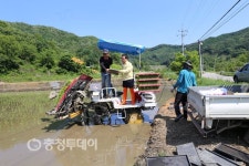 한상태 청주시 상당구청장, 영농현장 방문… 농가 의견 청취