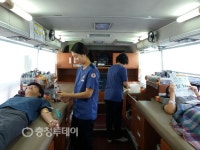 청주시 상당구, 구청 직원·주민 합동 사랑의 헌혈행사 개최