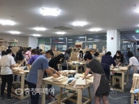 목공으로 뚝딱… 창의력 쑥쑥