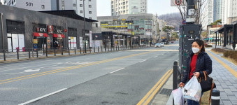 천안 불당동, 코로나 공포… 손님 발길 뚝 자영업자 한숨만 푹