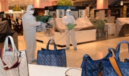 대전 롯데百도 방역