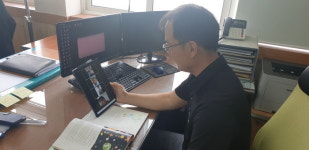보은 중곡초교 온라인 원격수업 준비 끝