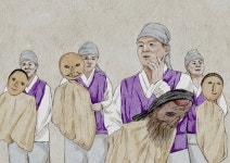 [충남무형문화재를 그리다] 서산 박첨지놀이